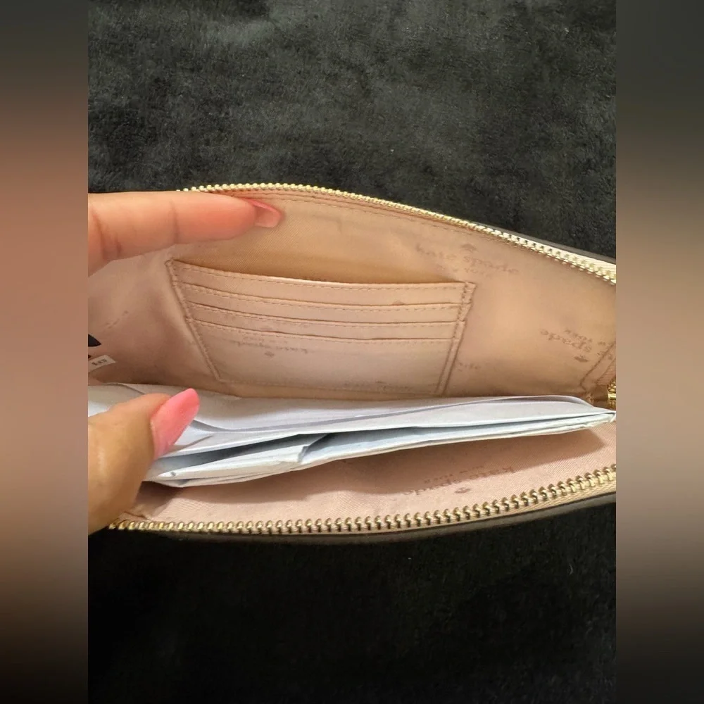 Kate Spade ♠️ blush pink wristlet